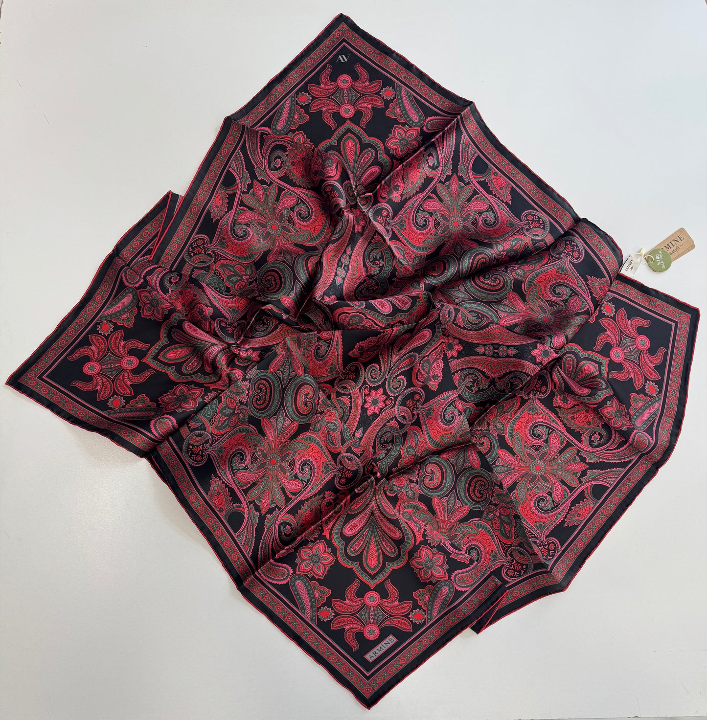 Armine Nostalji Saf Sura İpek Eşarp