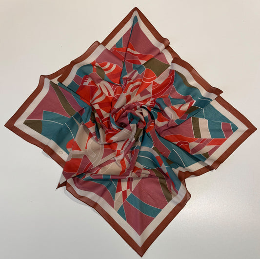 Fenza Geometrik Desen Eşarp