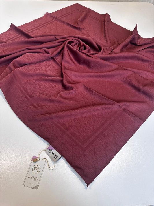 Ümmü Bora Scarf Keten Pamuklu Monogram Eşarp 🤍