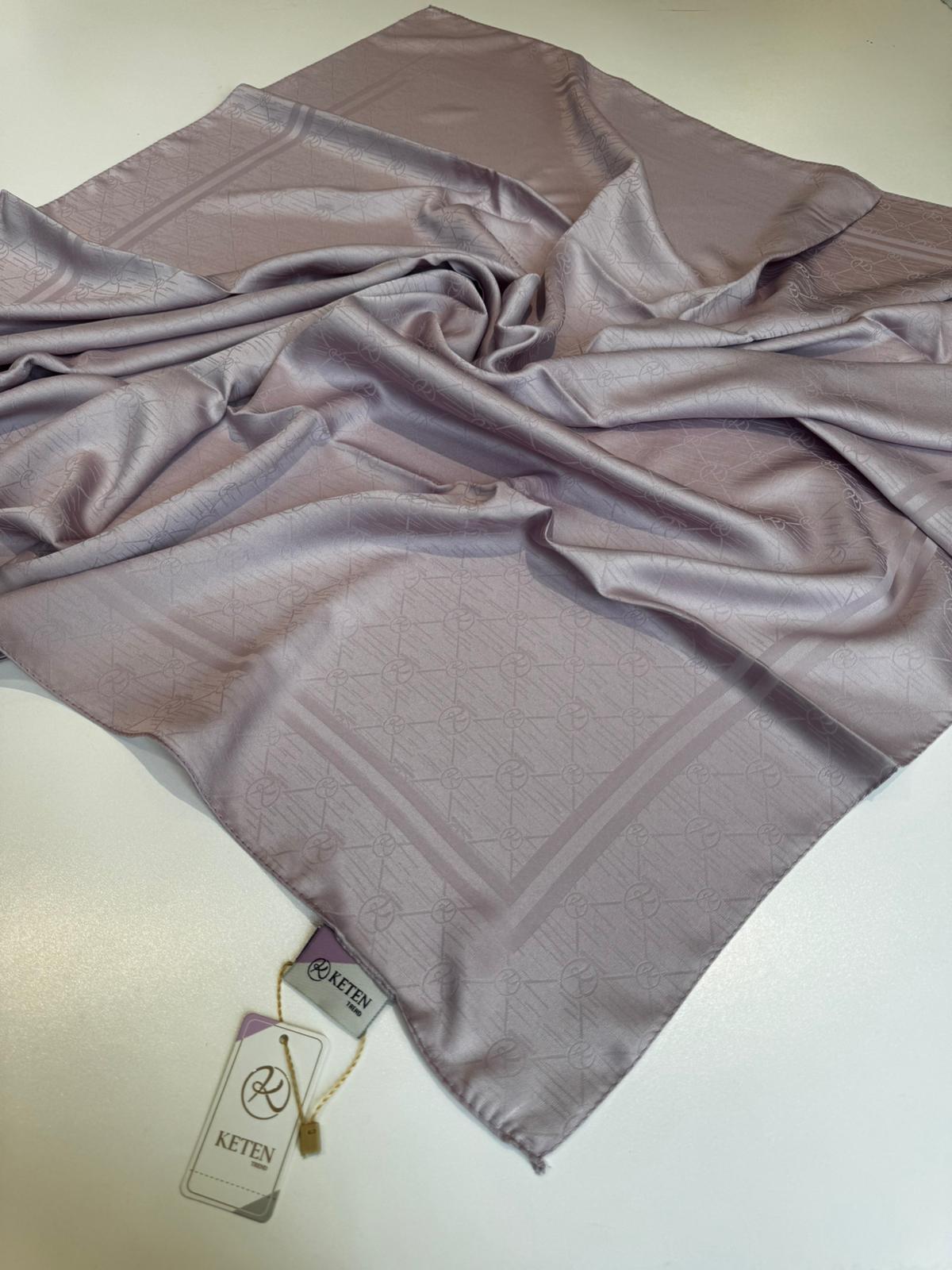 Ümmü Bora Scarf Keten Pamuklu Monogram Eşarp 🤍
