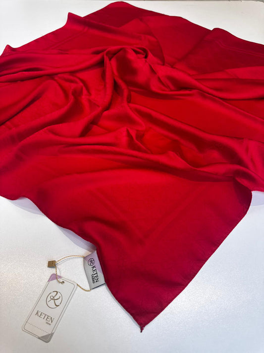 Ümmü Bora Scarf Keten Pamuklu Monogram Eşarp 🤍